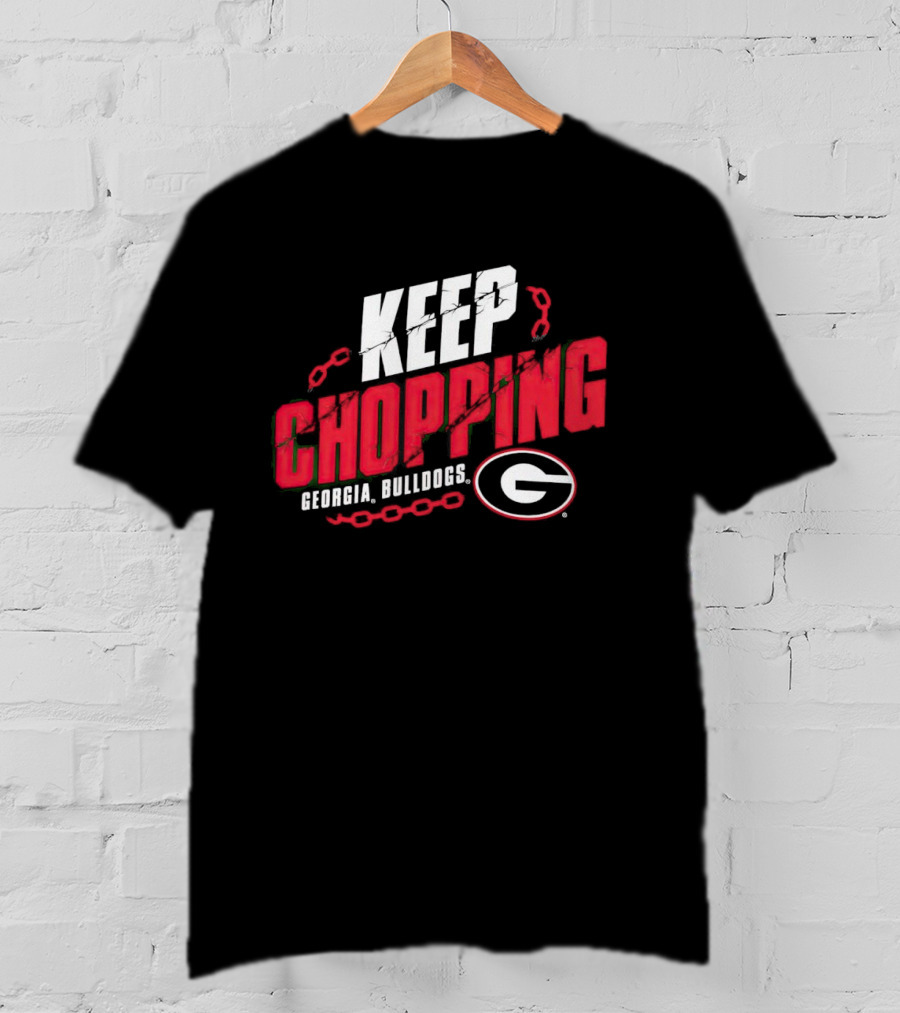 Keep Chopping Georgia Bulldogs G Logo Chain T-Shirt