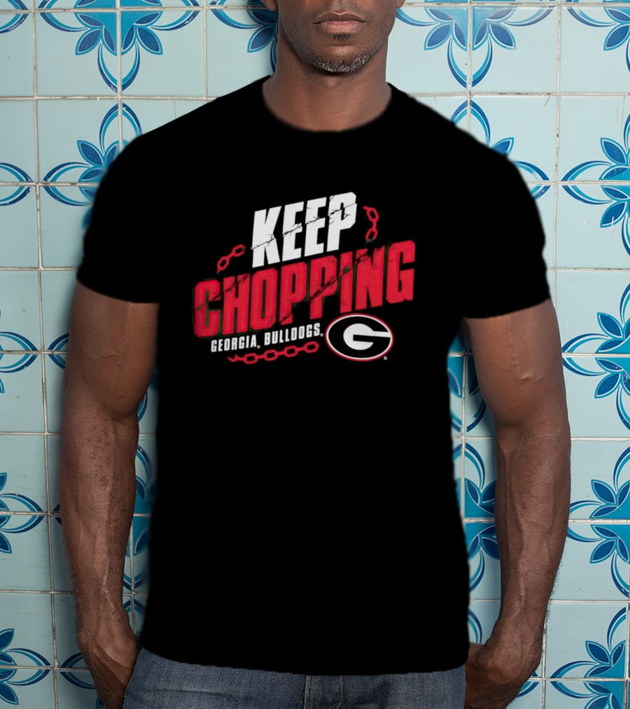 Keep Chopping Georgia Bulldogs G Logo Chain T-Shirt