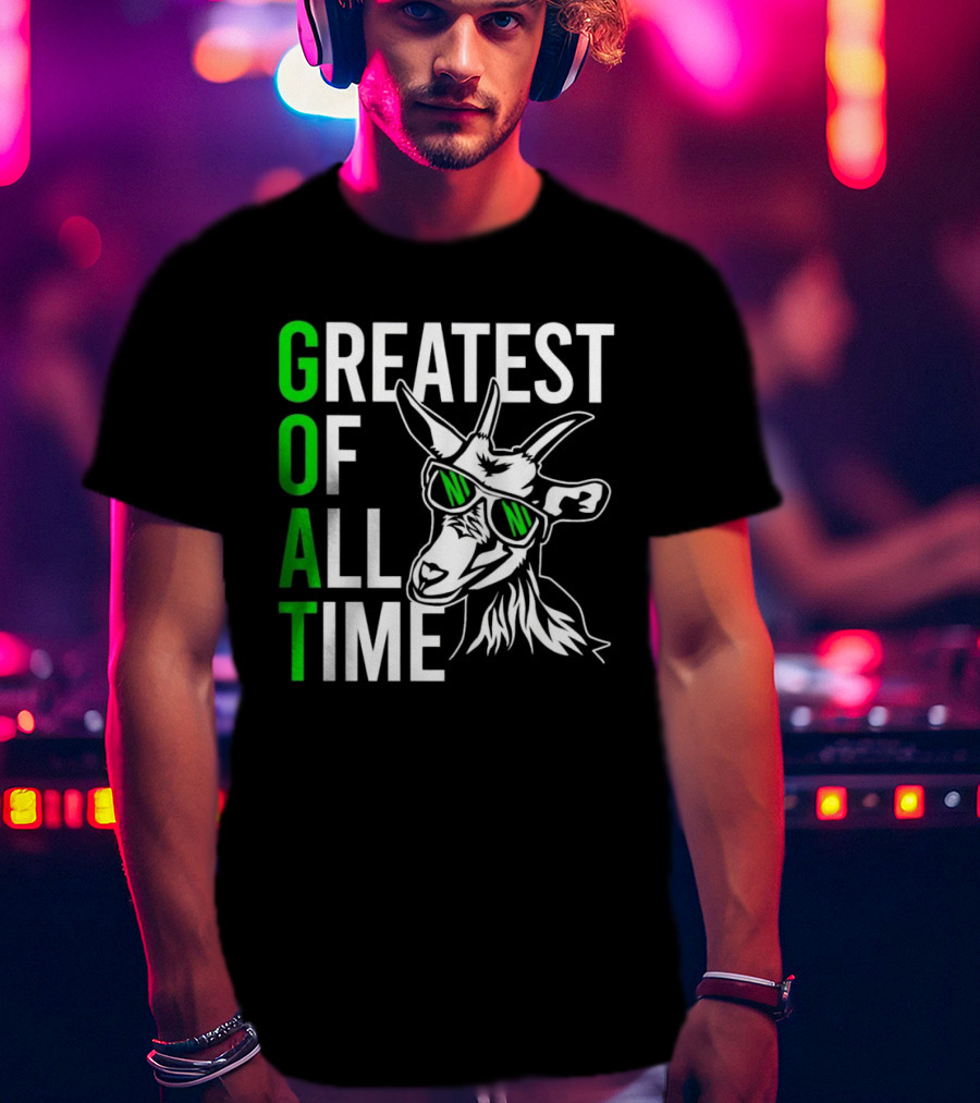 GOAT Greatest Of All Time Cool Sunglasses Goat T-Shirt