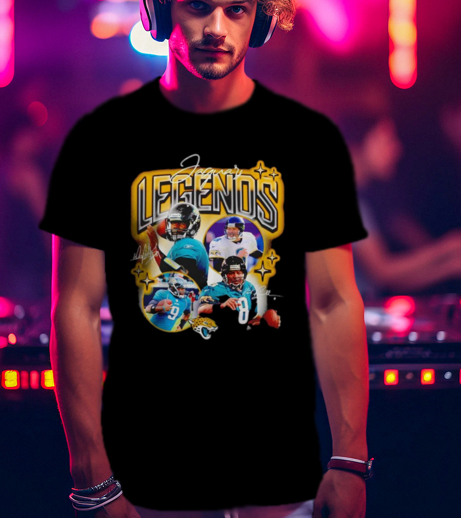 Jaguars Legends Signatures Legendary Football Heroes T-Shirt
