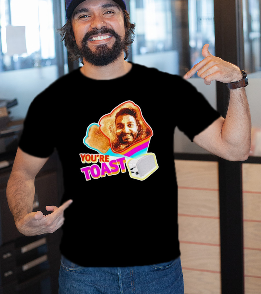 You're Toast Jonny Fairplay Toaster Face Image T-Shirt