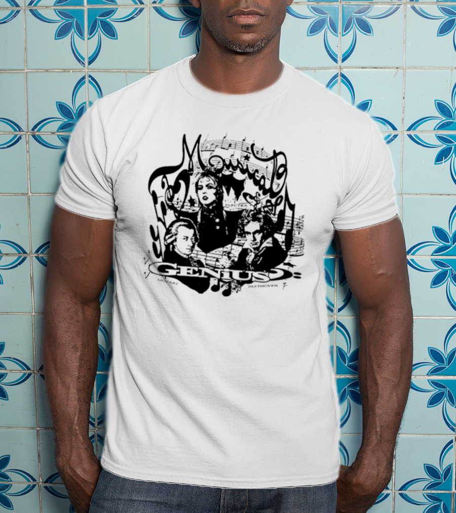Musical Genius Mozart Beethoven Legendary Composers T-Shirt