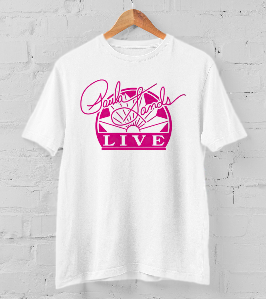 Paula Sands Live Pink Script With Sunrise T-Shirt