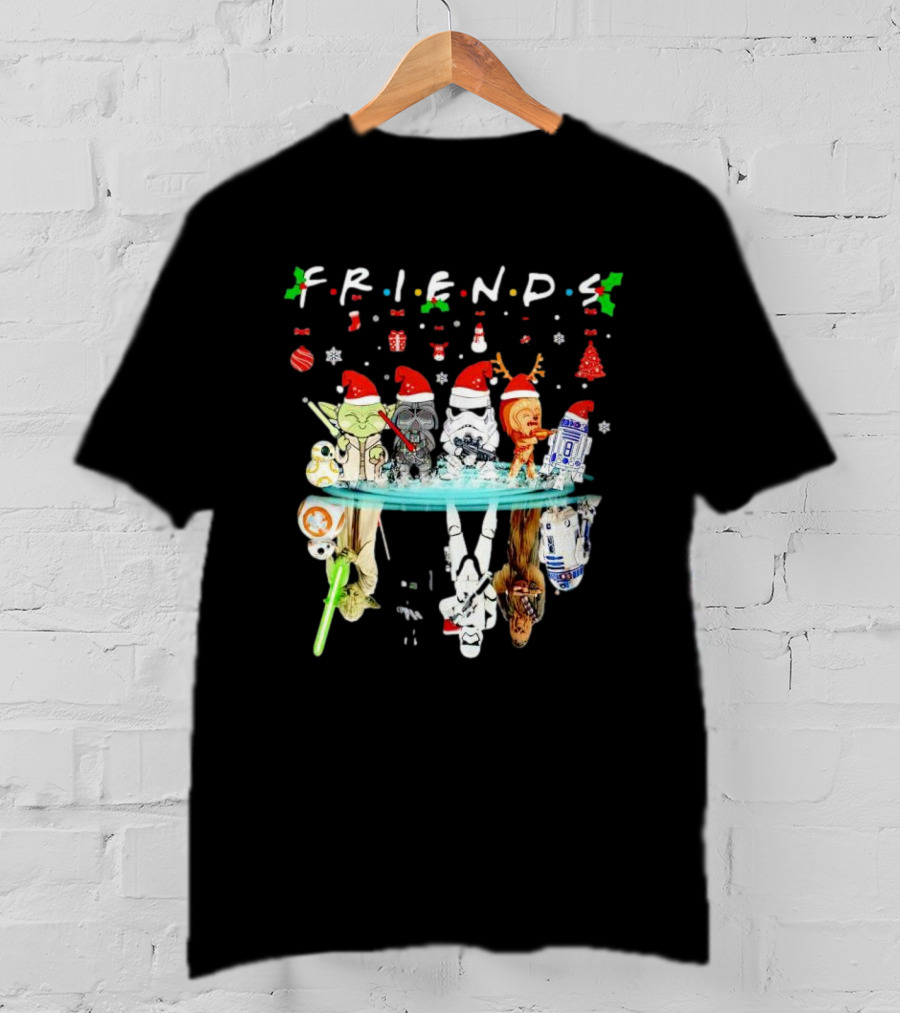 Friends Star War Character Christmas T-Shirt