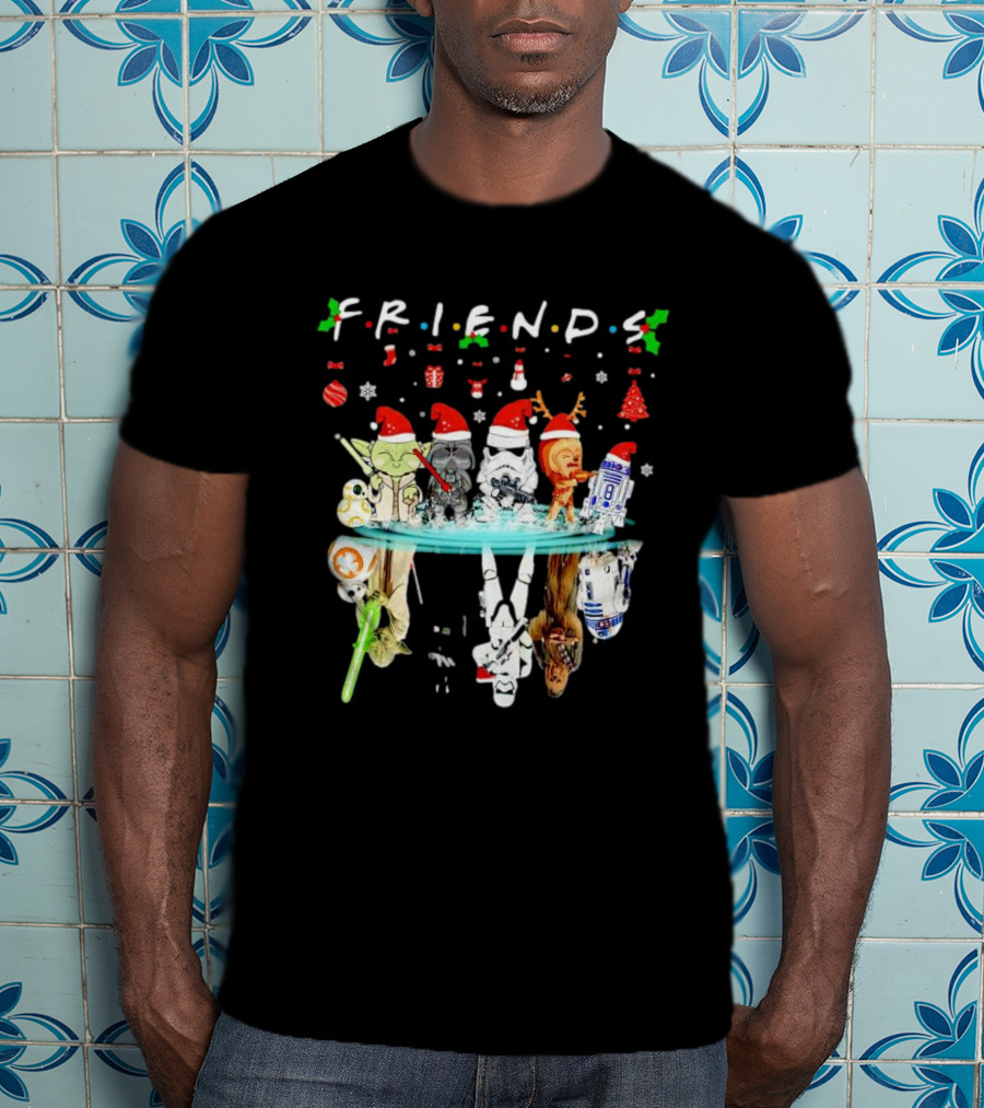 Friends Star War Character Christmas T-Shirt