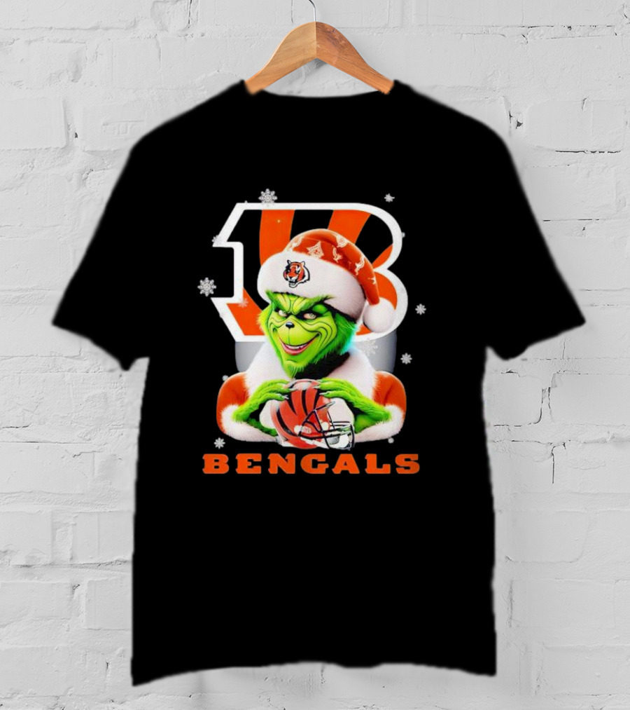 Grinch Cincinnati Bengals Christmas T-Shirt
