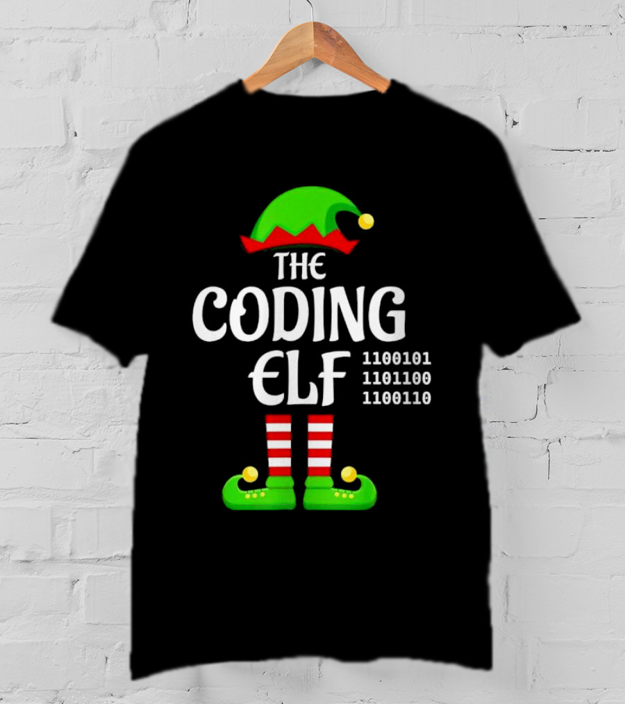 The Coding ELF 1100101 1101100 1101110 T-Shirt