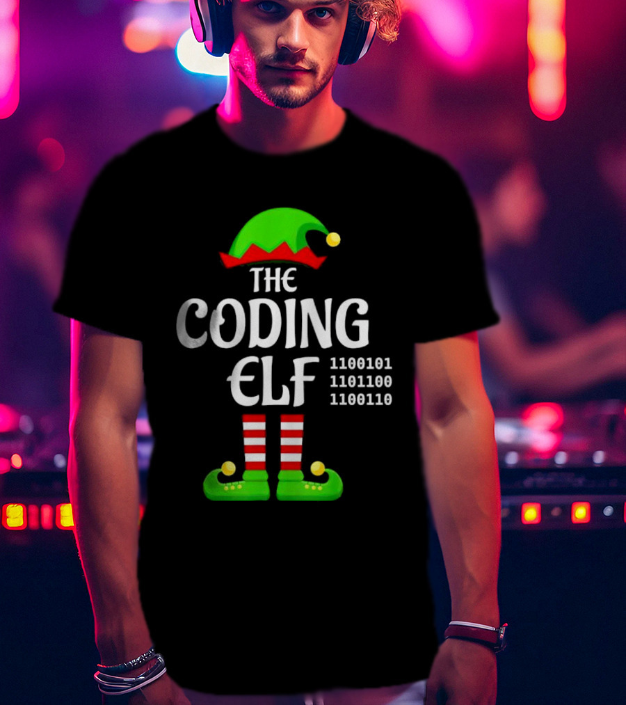 The Coding ELF 1100101 1101100 1101110 T-Shirt