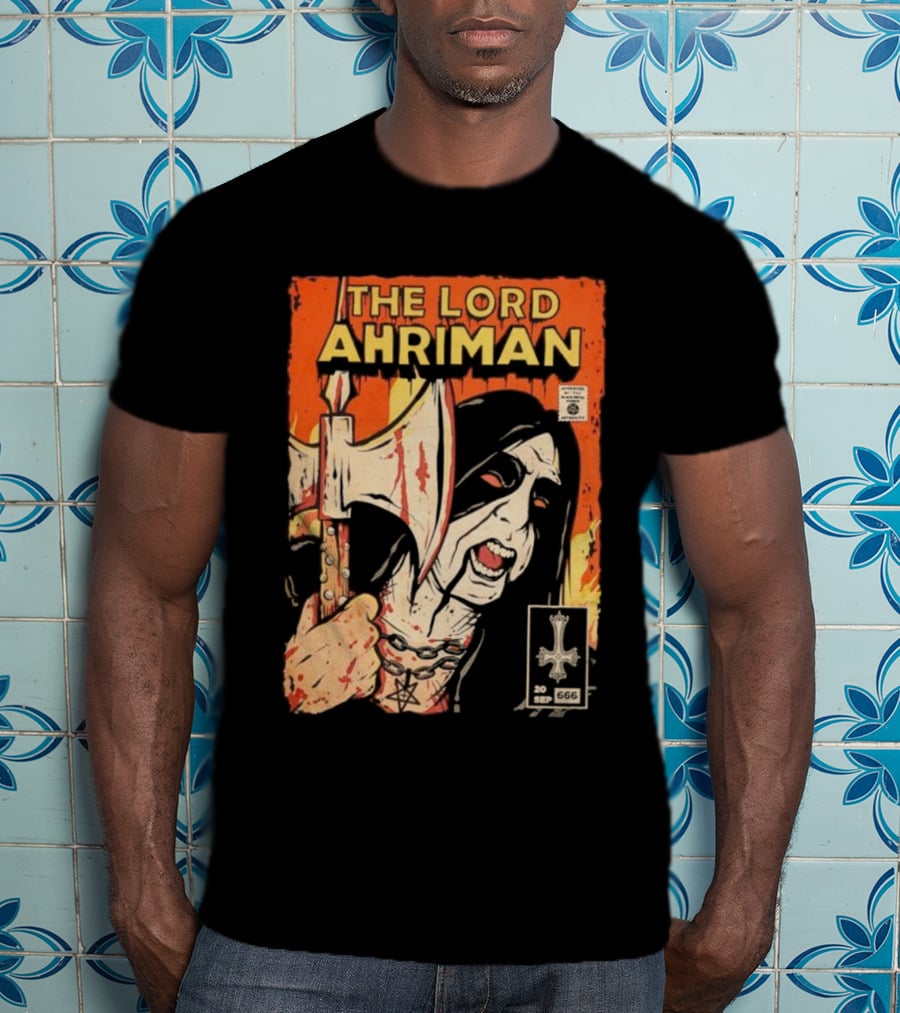 The Lord Ahriman Comic Axe Blood 20 Sep 666 Cover T-Shirt