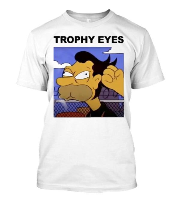 TROPHY EYES The Simpson Character Image T-Shirt