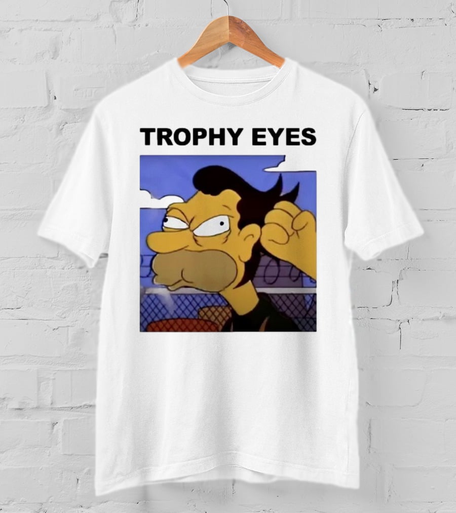 TROPHY EYES The Simpson Character Image T-Shirt