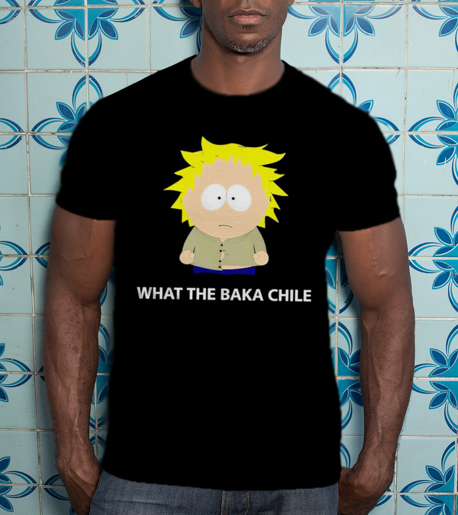 WHAT THE BAKA CHILE South Park Style Character T-Shirt