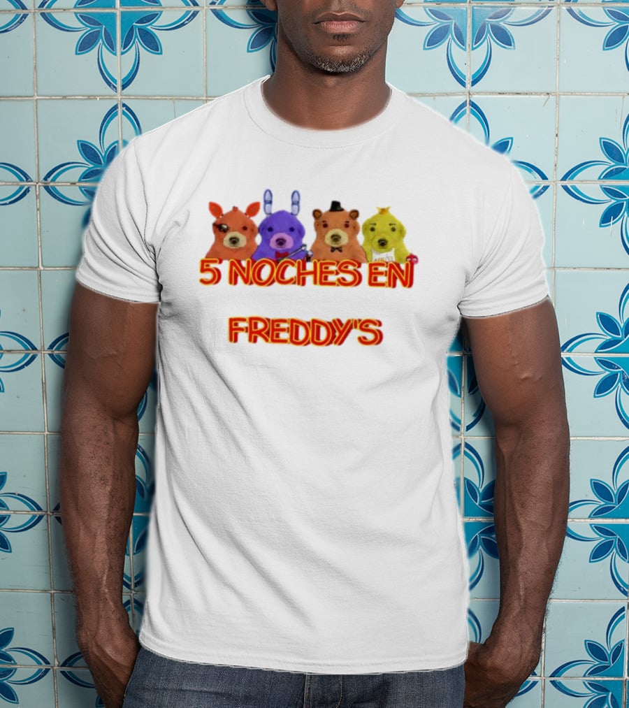 5 Noches En Freddy’s Peluches Colores Animatronics T-Shirt