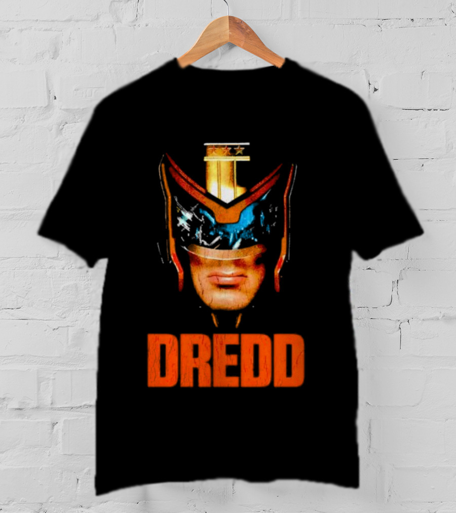 Judge Dredd Helmet Vintage Retro Dredd T-Shirt