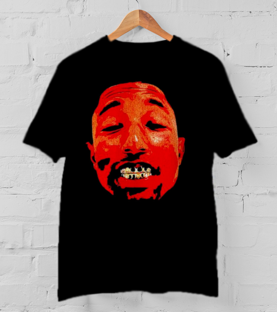 Pharrell Suicide Wrist Red Tee Face Grills T-Shirt
