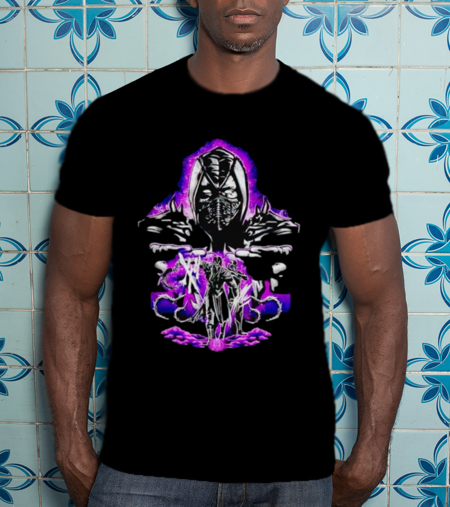 Noob Saibot's Shadow Assault With Purple Aura T-Shirt