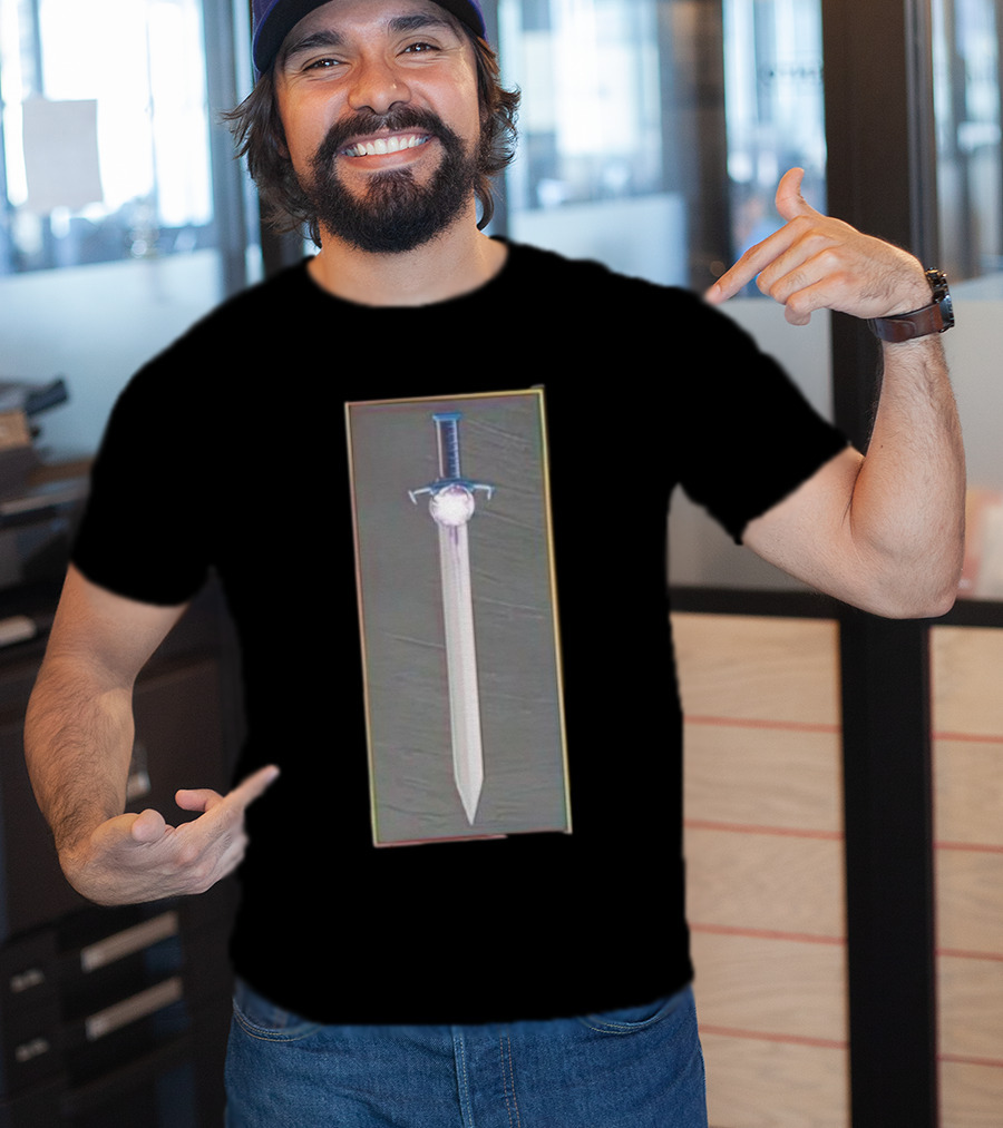 Word Of Blake Sword Emblem BattleTech T-Shirt