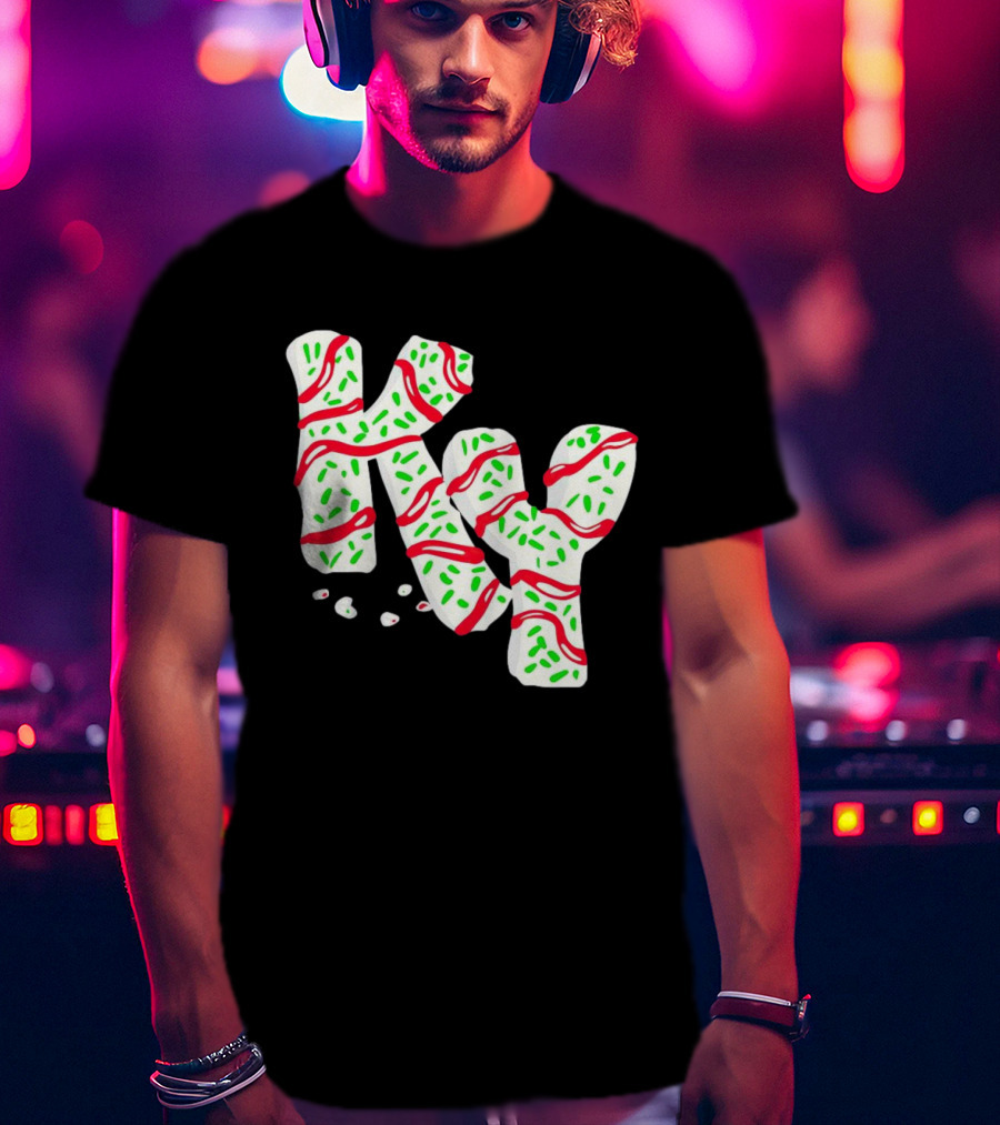 Christmas Treat KY Candy Cane-Inspired T-Shirt