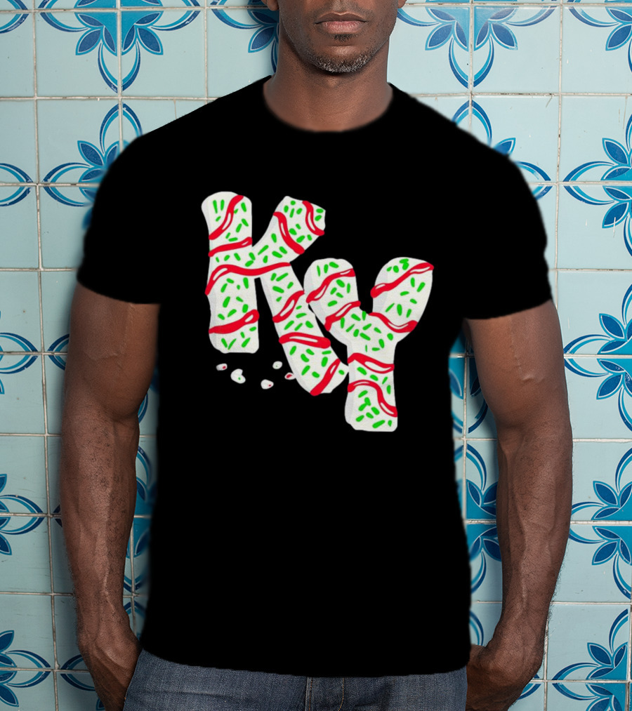 Christmas Treat KY Candy Cane-Inspired T-Shirt