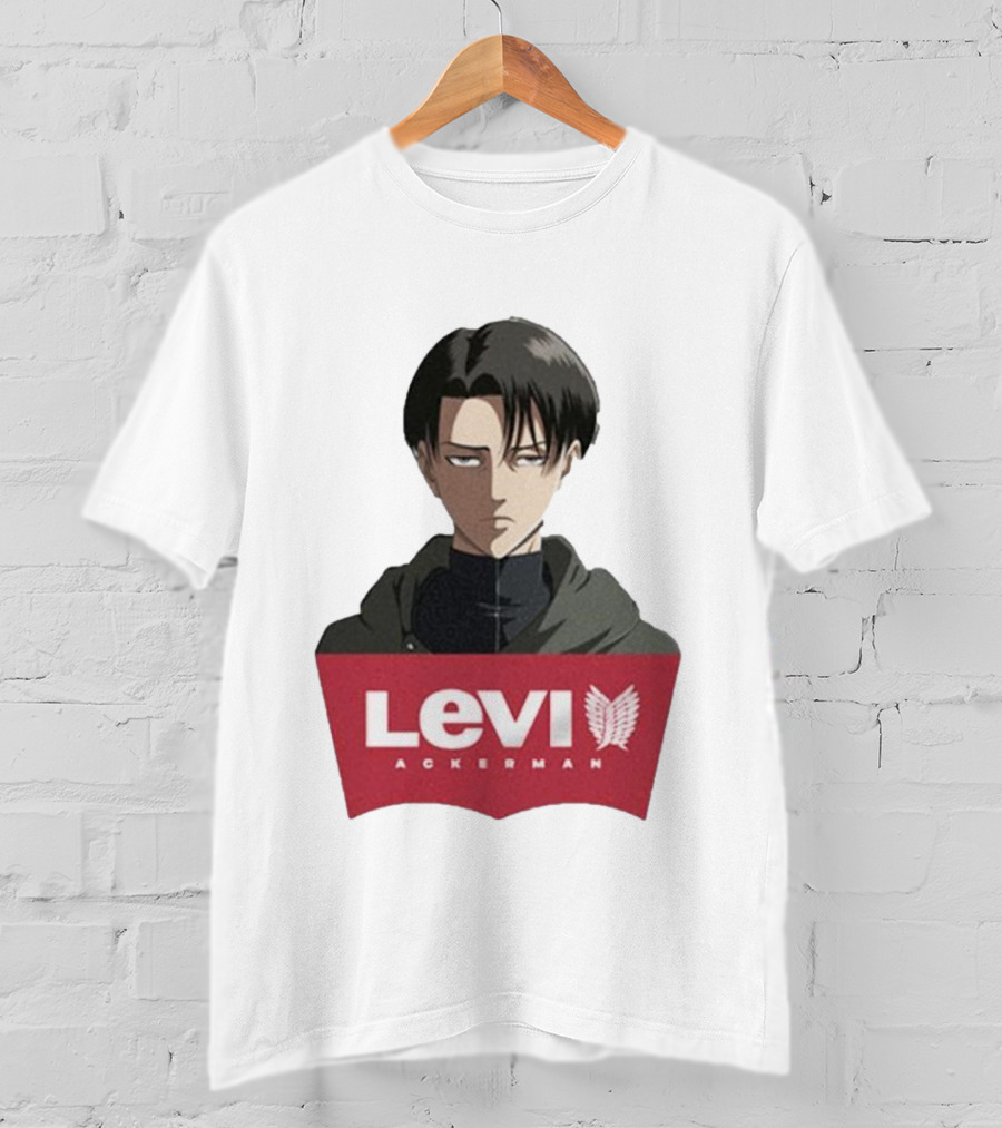 Levi Ackerman Anime Character Iconic T-Shirt