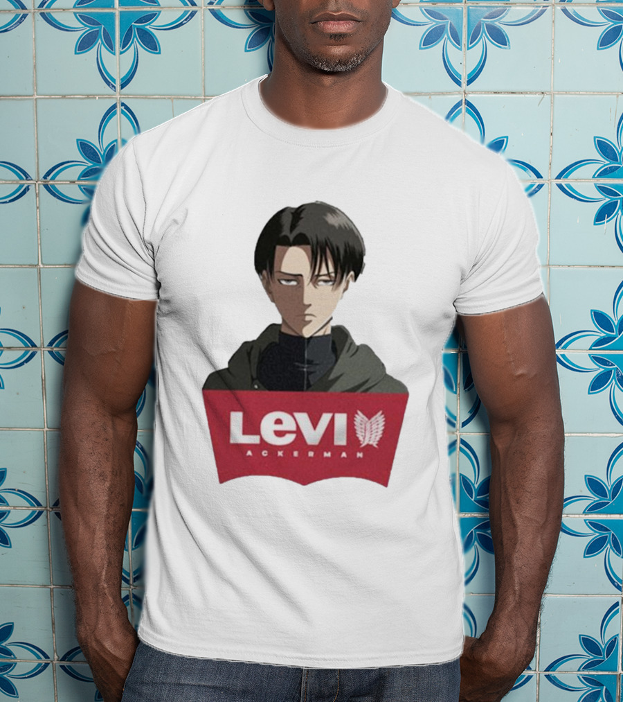 Levi Ackerman Anime Character Iconic T-Shirt