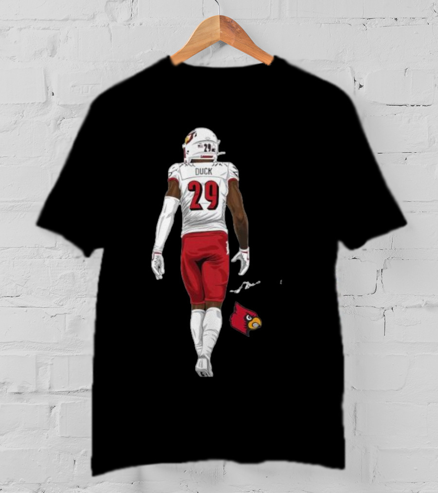 Storm Duck Louisville Cardinals Football Player Number 29 T-Shirt