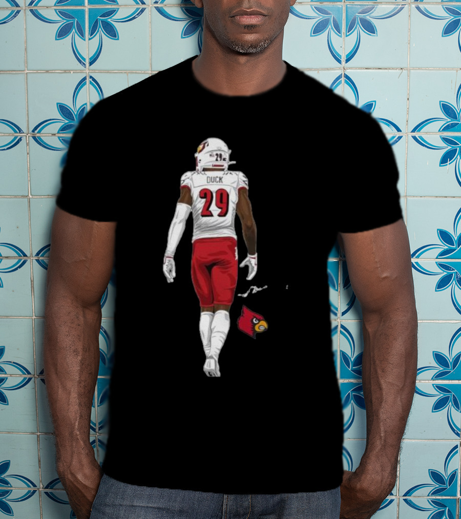 Storm Duck Louisville Cardinals Football Player Number 29 T-Shirt