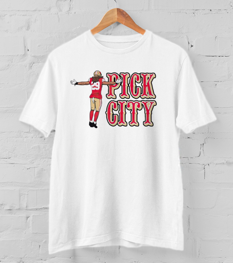 Talanoa Hufanga Pick City 49ers T-Shirt