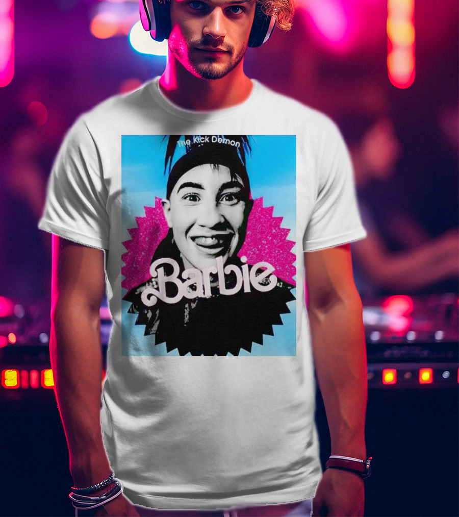 The Kick Demon Barbie Iconic Bold Face T-Shirt