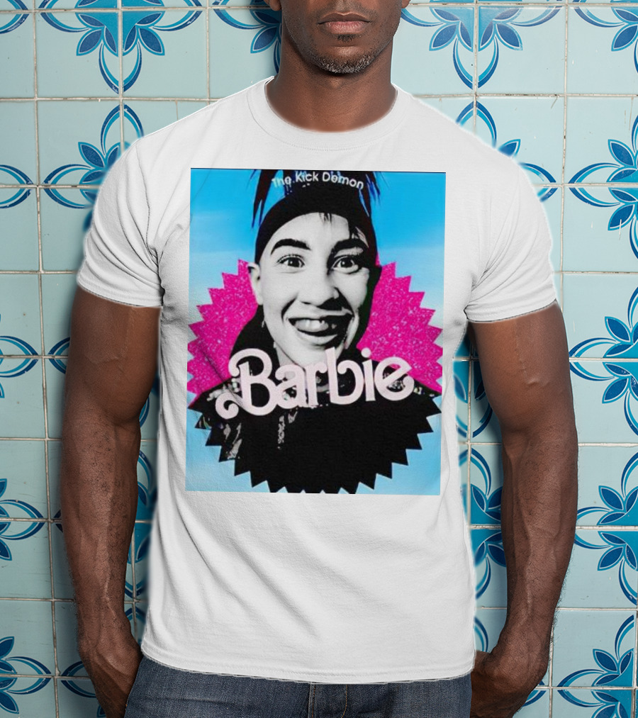 The Kick Demon Barbie Iconic Bold Face T-Shirt