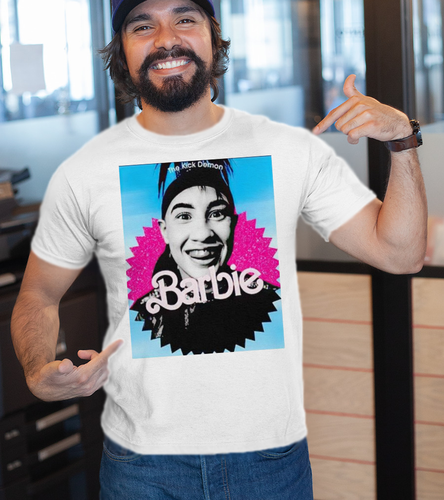 The Kick Demon Barbie Iconic Bold Face T-Shirt