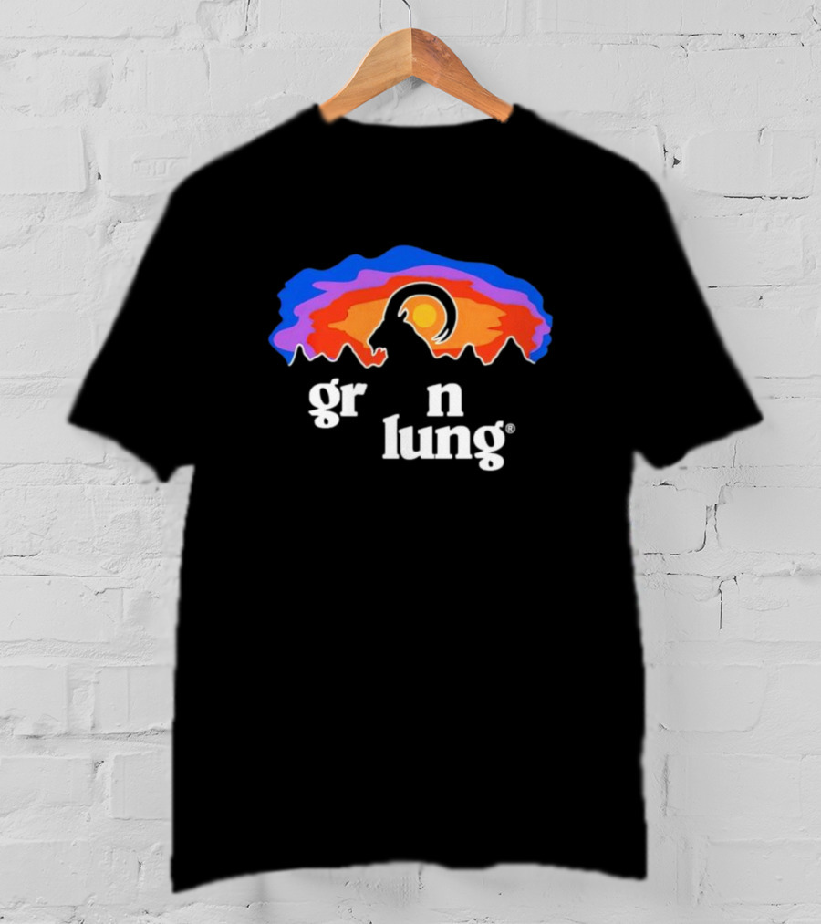 Goatagonia Gr N Lung Sunset Mountain Goat T-Shirt