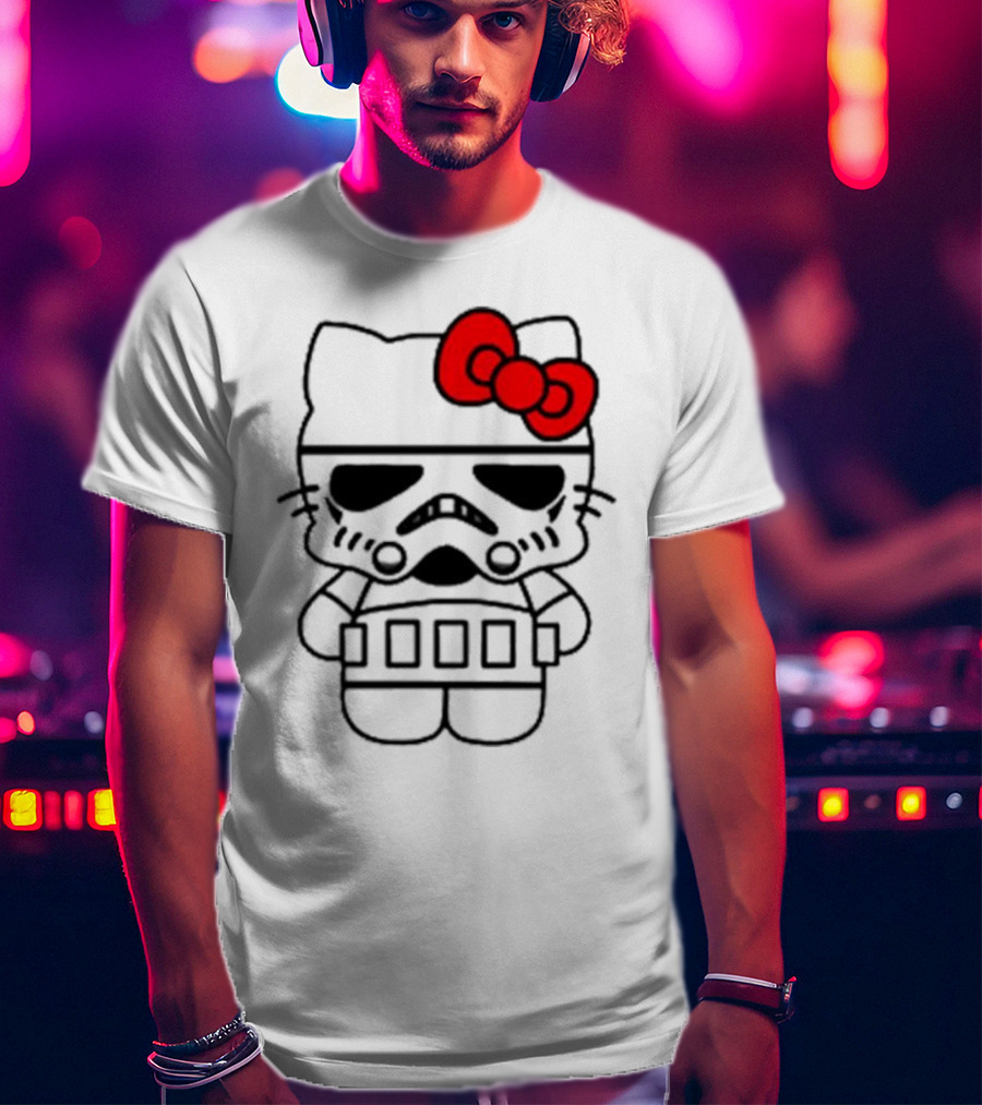 Hello Kitty Star Wars Stormtrooper Crossover T-Shirt
