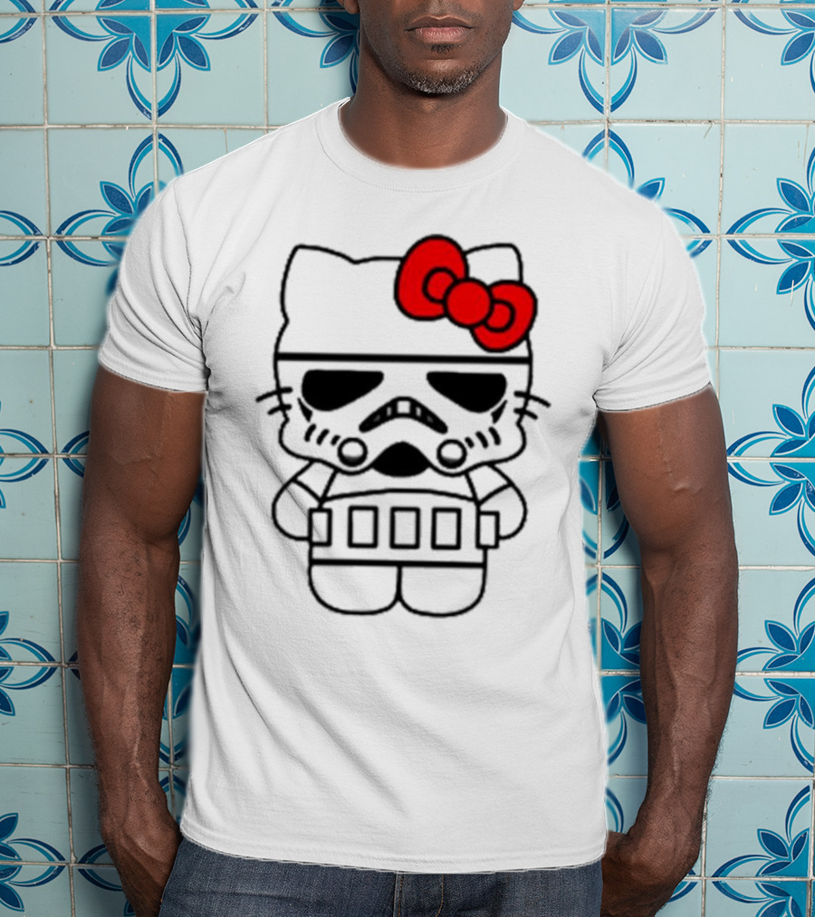 Hello Kitty Star Wars Stormtrooper Crossover T-Shirt