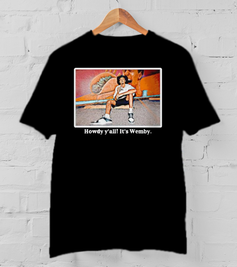 Howdy Y’all It’s Wemby Vintage Style Retro T-Shirt