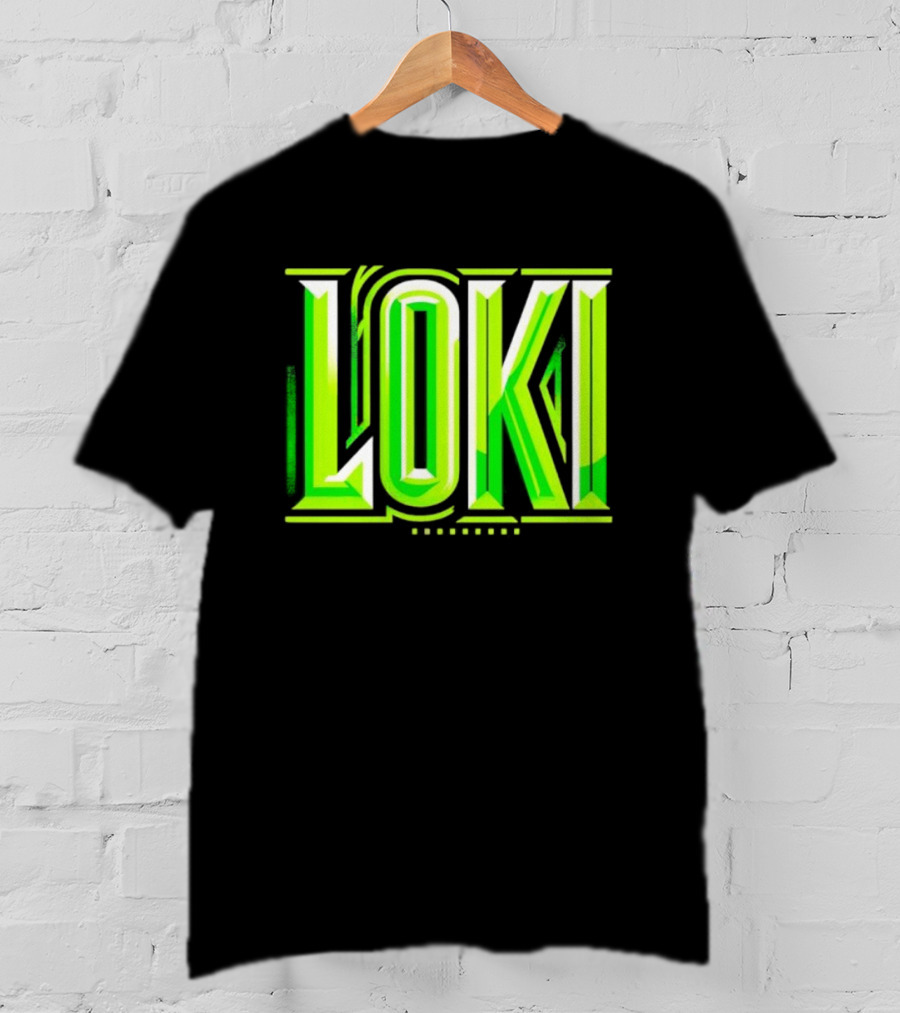 Loki Marvel Series Green Gradient T-Shirt