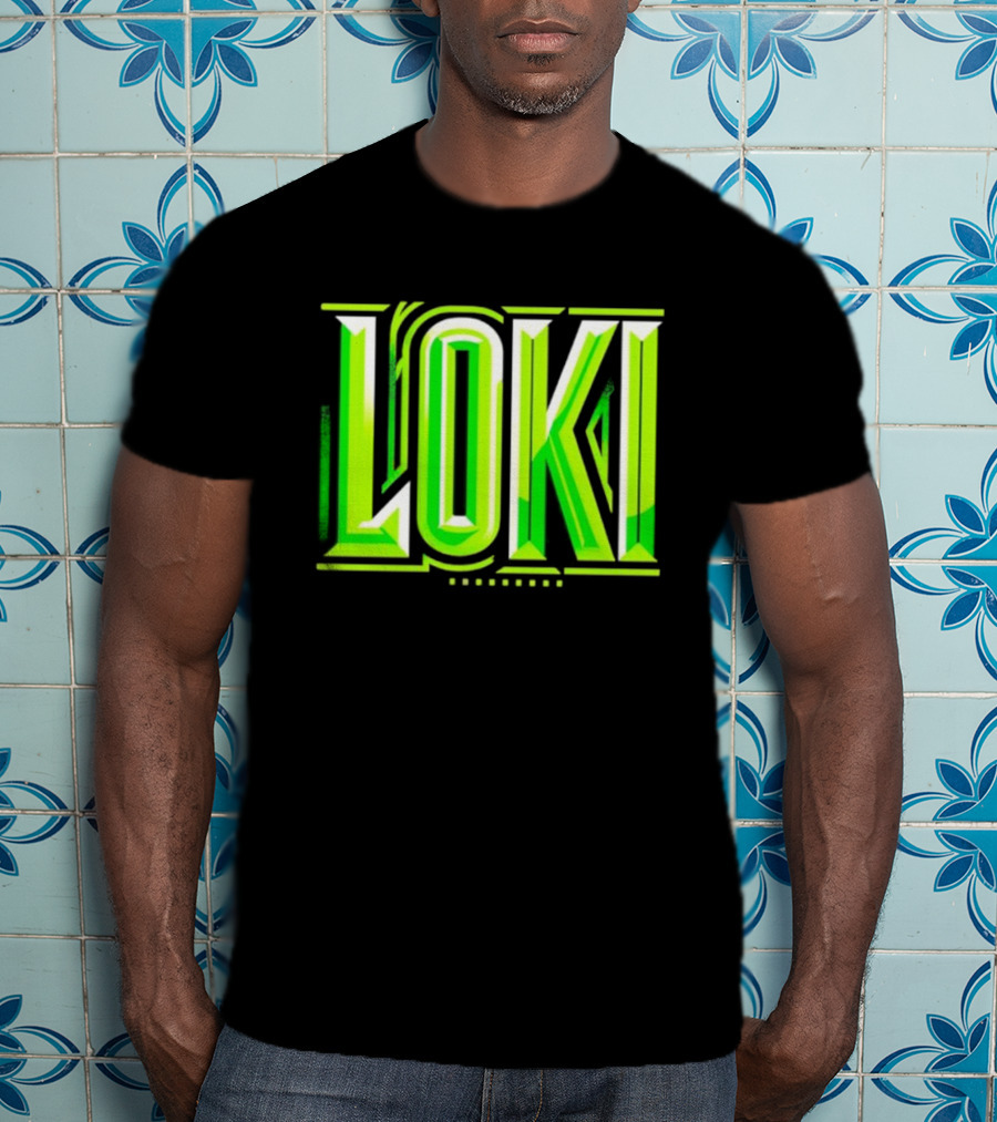 Loki Marvel Series Green Gradient T-Shirt