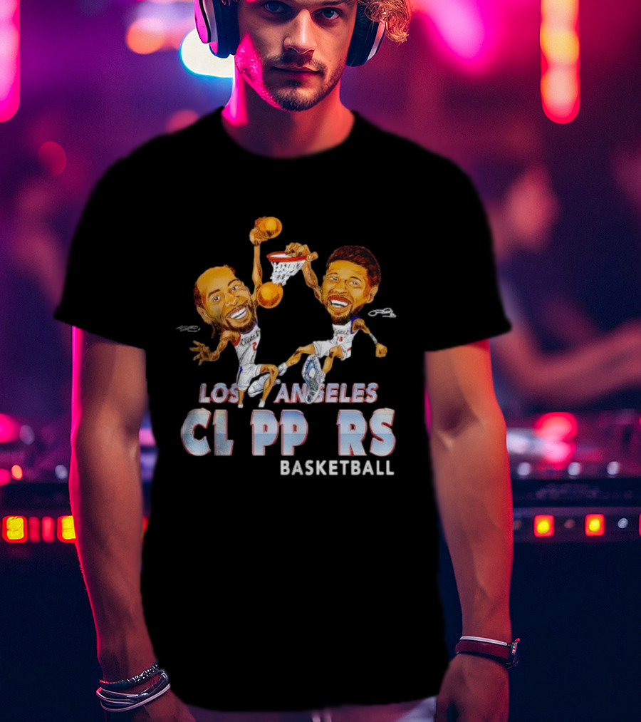 Los Angeles Clippers Basketball Run It Back 213 Vintage T-Shirt