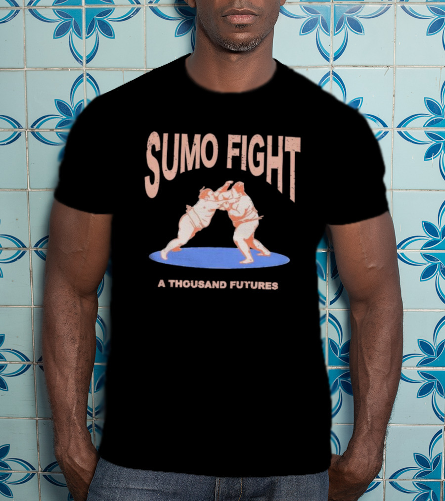 Sumo Fight A Thousand Futures Wrestling Match Iconic T-Shirt