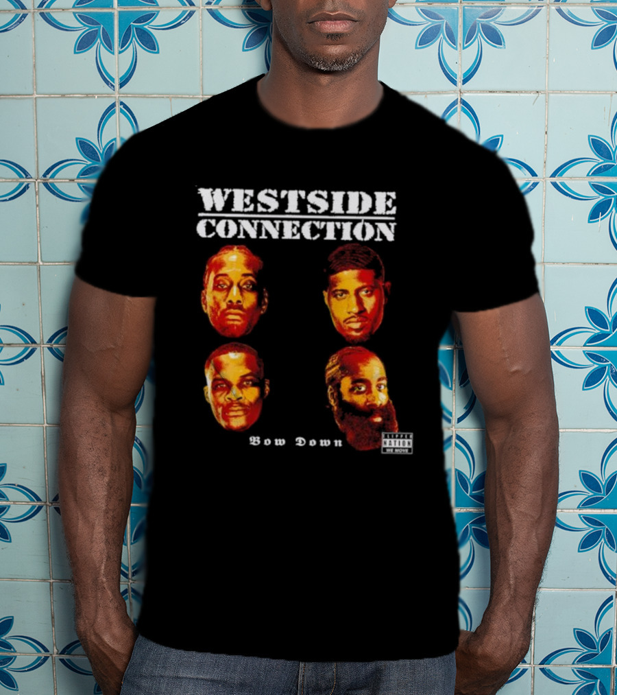 Westside Connection Bow Down Album Cover Featuring Faces T-Shirt