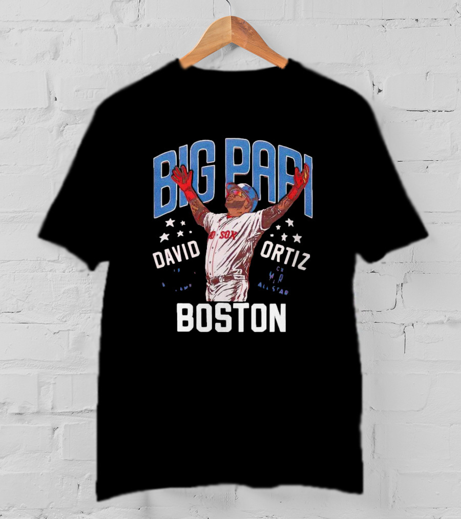 Big Papi David Ortiz Boston Red Sox All-Star Legend T-Shirt