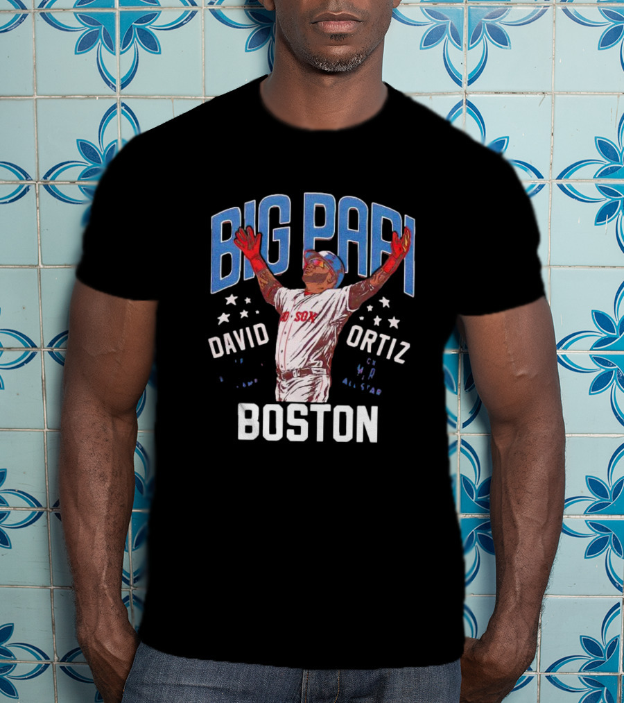 Big Papi David Ortiz Boston Red Sox All-Star Legend T-Shirt