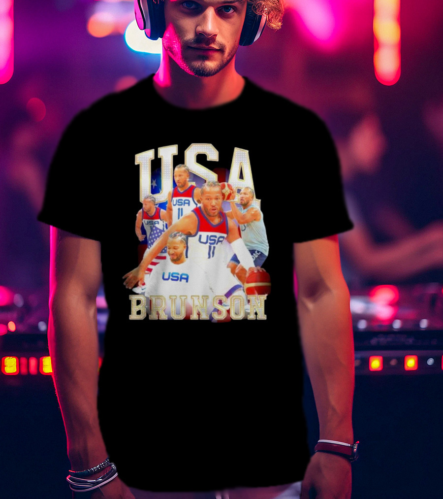 USA Brunson Basketball FIBA T-Shirt