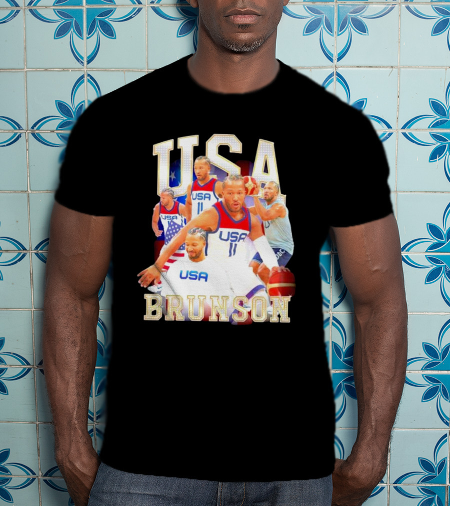 USA Brunson Basketball FIBA T-Shirt