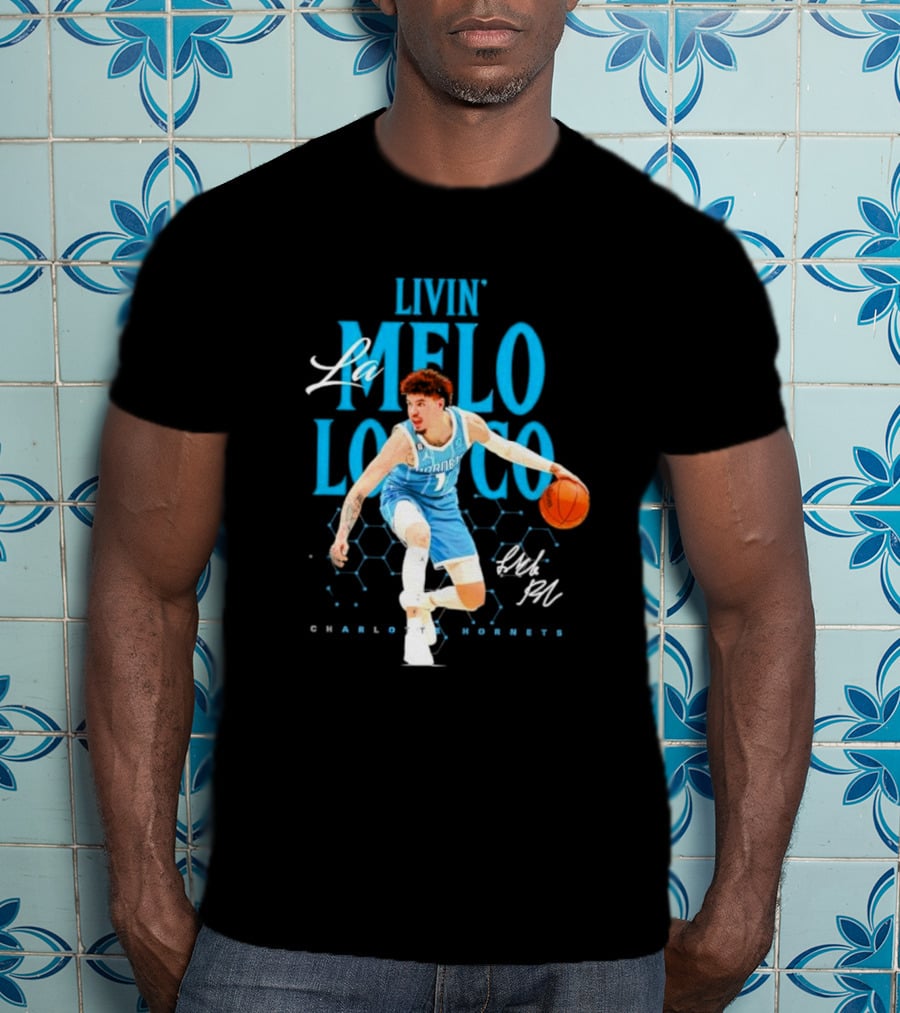 Livin' La Melo Loco Charlotte Hornets Signature T-Shirt