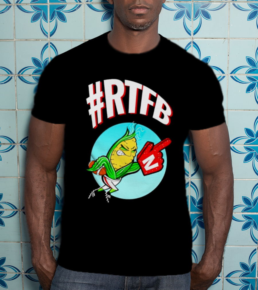 RTFB Nebraska Cobby Corn Football T-Shirt
