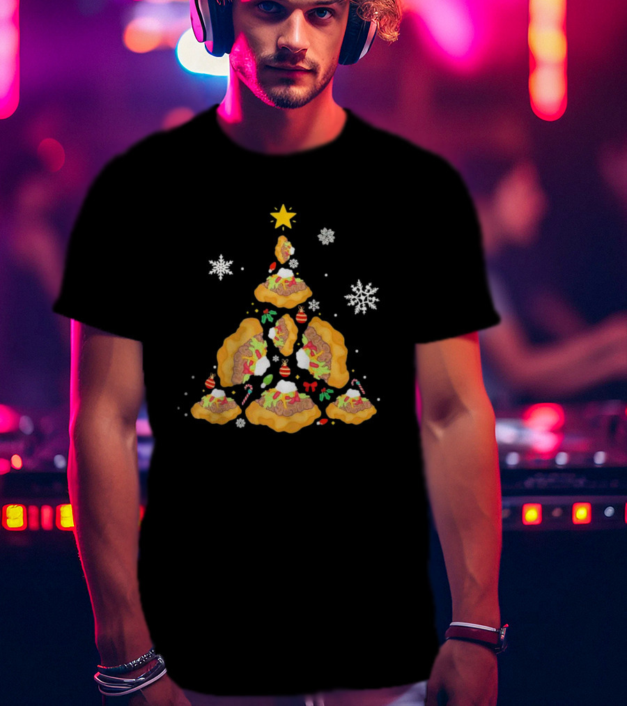 Oh Taco Christmas Tree Festive Holiday Taco Christmas Tree T-Shirt