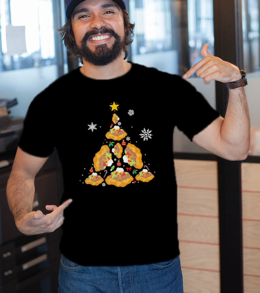 Oh Taco Christmas Tree Festive Holiday Taco Christmas Tree T-Shirt