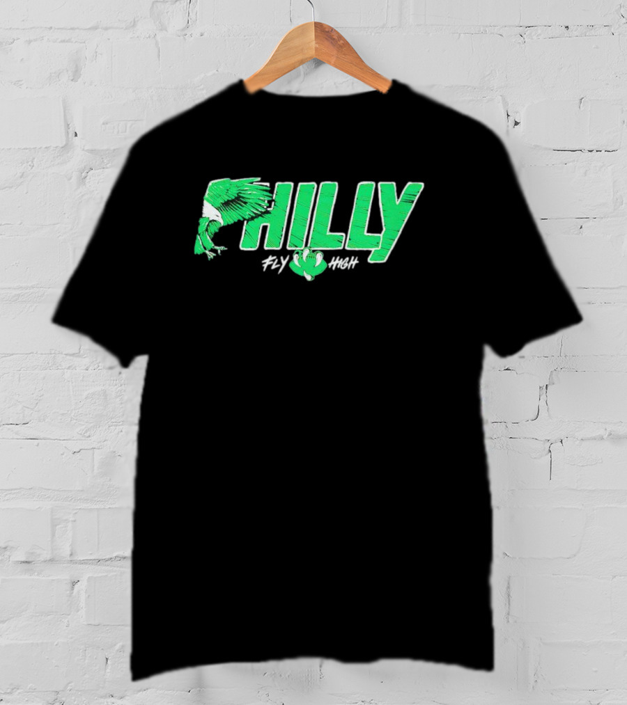 Philadelphia Eagles Philly Fly High Football T-Shirt