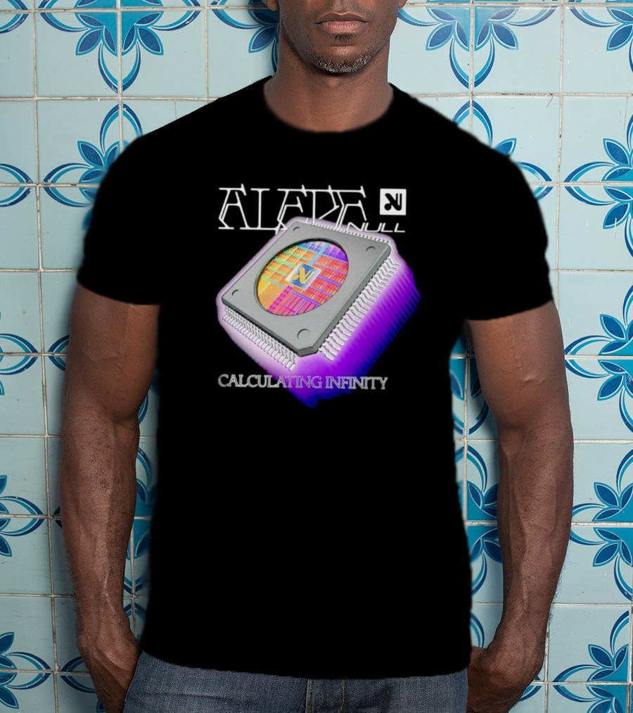 Aleph Null Calculating Infinity With Chip T-Shirt